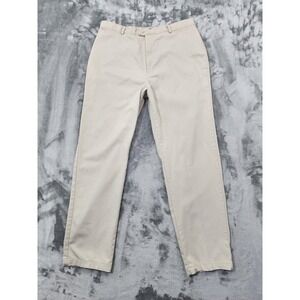 Vintage Dockers Pants Womens 18 Beige‎ Stretch Straight Leg Khaki Chino Twill